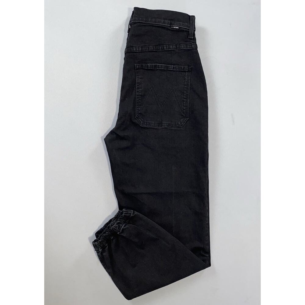 Mother The Wrapper Patch Springy Ankle Jogger Jeans in Not Guilty. Women's 30. - Picture 2 of 9
